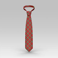 Morrison Red Modern Tartan Classic Tie