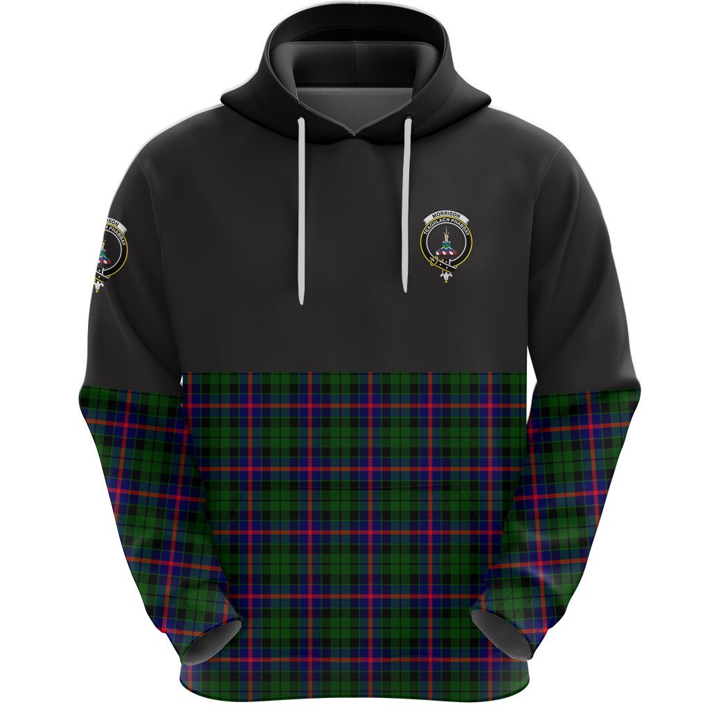 Morrison Modern Clan Half Of Tartan Hoodie