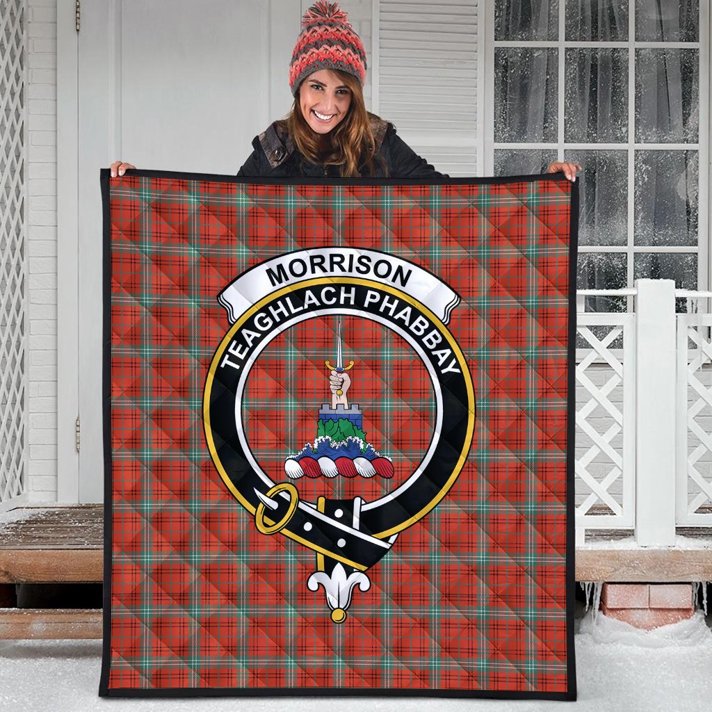 Morrison Red Ancient Tartan Quilt