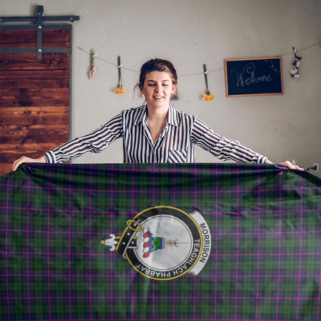 Morrison Tartan Crest Tablecloth