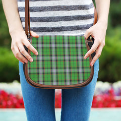 Moss Tartan Saddle Handbags