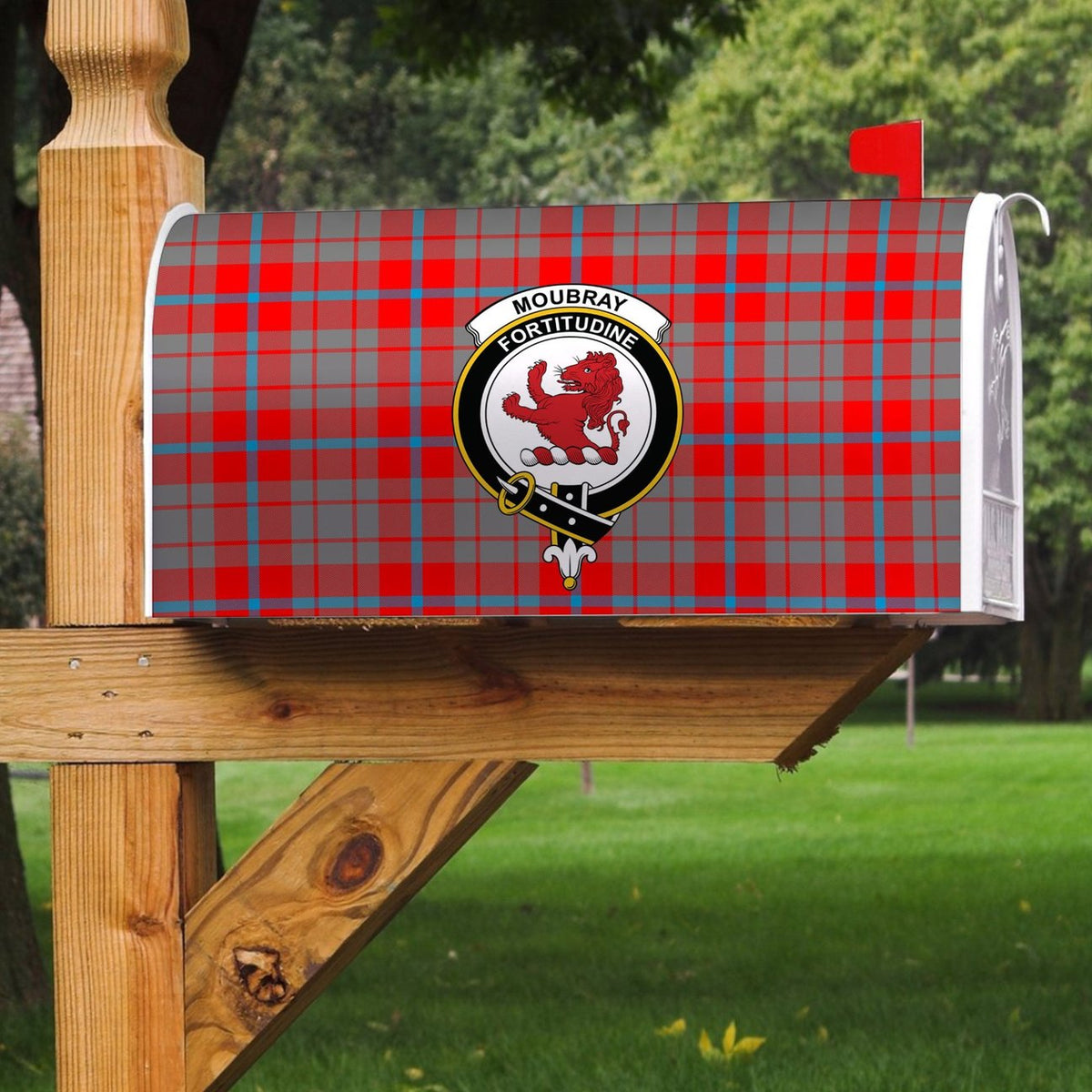 Moubray Tartan Crest Mailbox