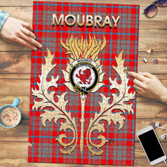 Moubray Tartan Crest Thistle Jigsaw Puzzles