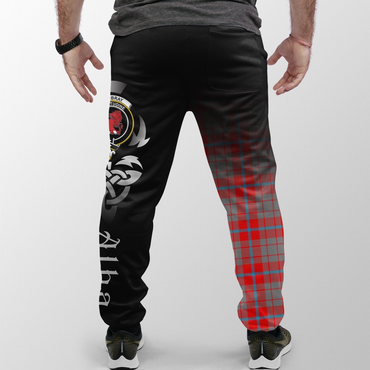 Moubray Tartan Crest Jogger Sweatpants - Alba Celtic Style