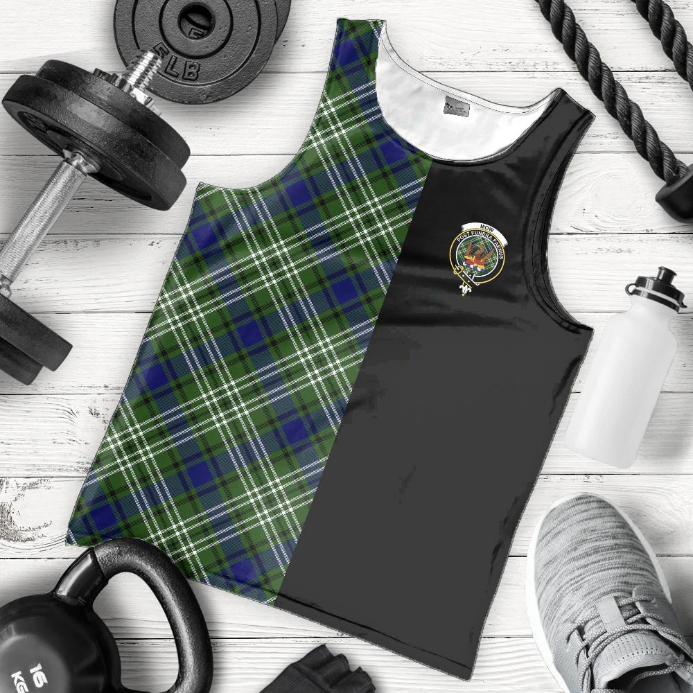 Mow Tartan Crest Men's Tank Top - Cross Style