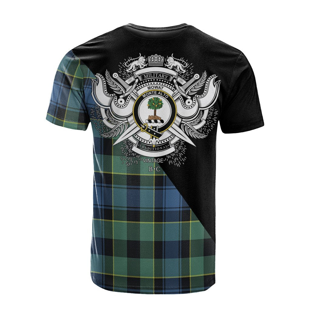 Mowat Tartan - Military T-Shirt