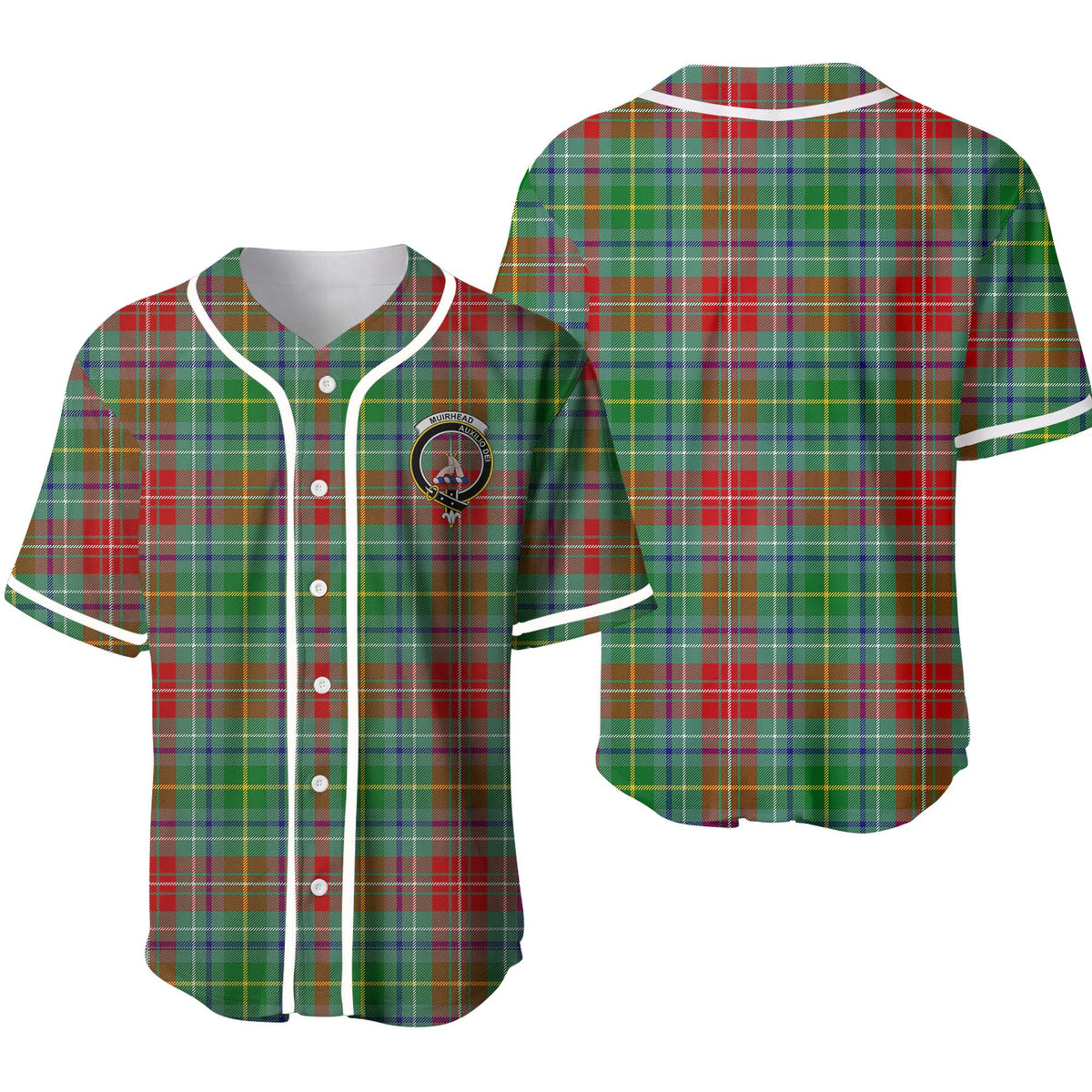 Muirhead Tartan Unisex Baseball Jersey