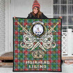 Muirhead Tartan Crest Legend Gold Royal Premium Quilt