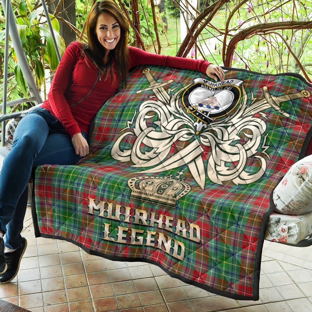 Muirhead Tartan Crest Legend Gold Royal Premium Quilt