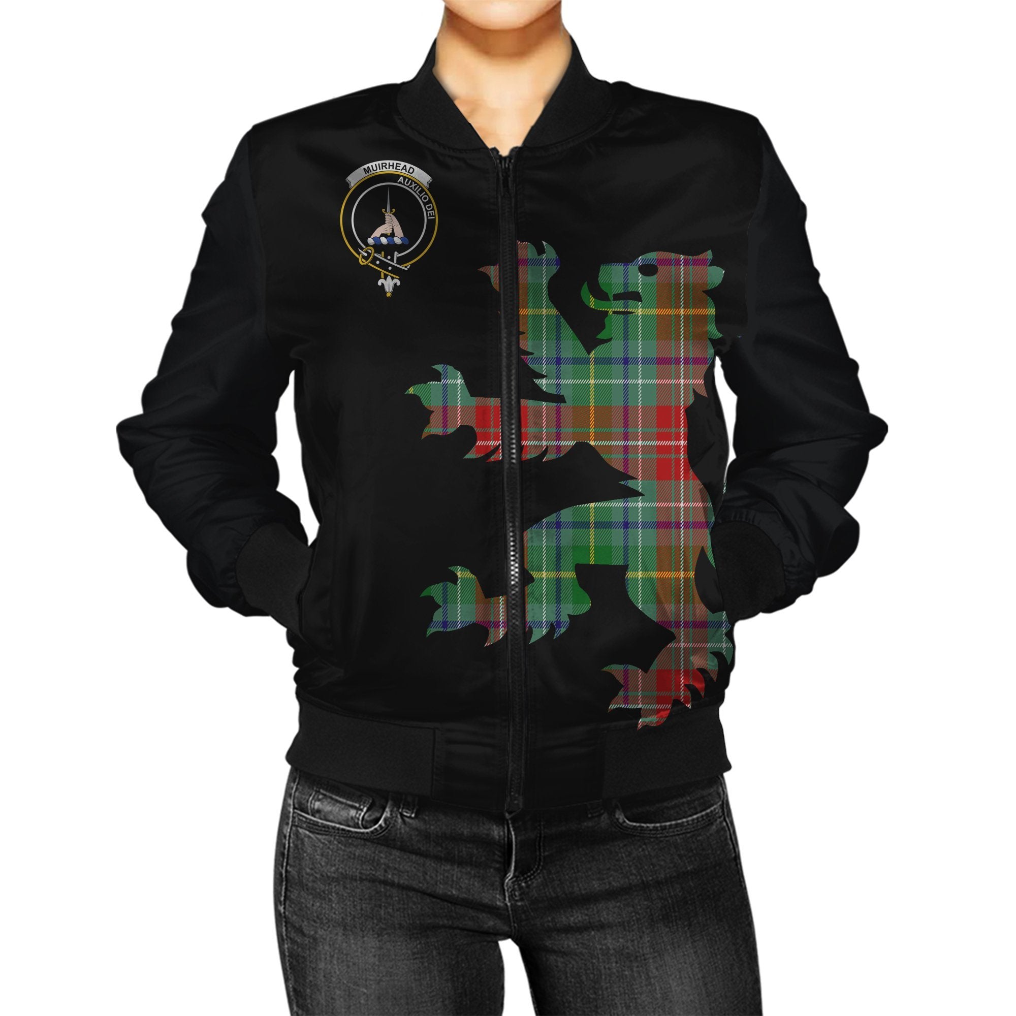 Muirhead Tartan Bomber Jacket Lion & Thistle