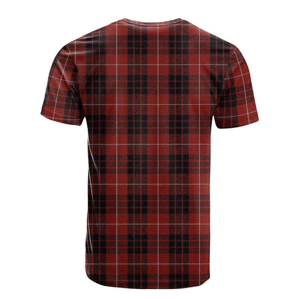 Munro Black and Red Tartan T-Shirt