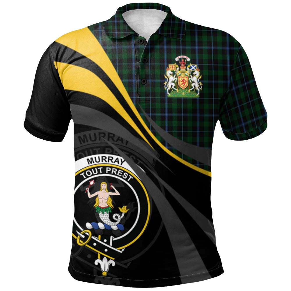 Murray 04 Tartan Polo Shirt - Royal Coat Of Arms Style