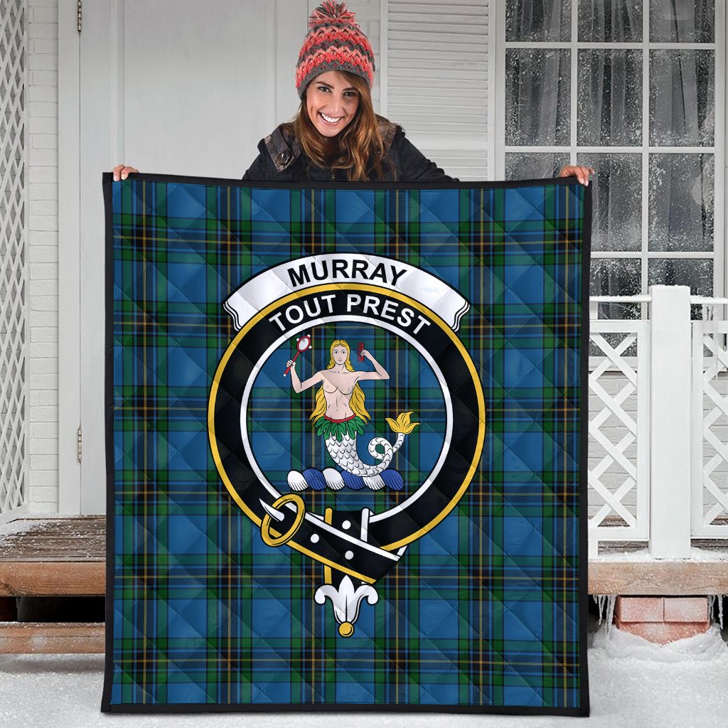 Murray of Elibank Tartan Crest Quilt