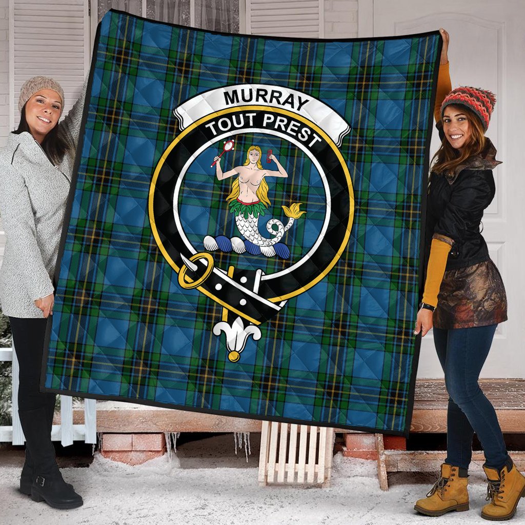 Murray of Elibank Tartan Crest Quilt
