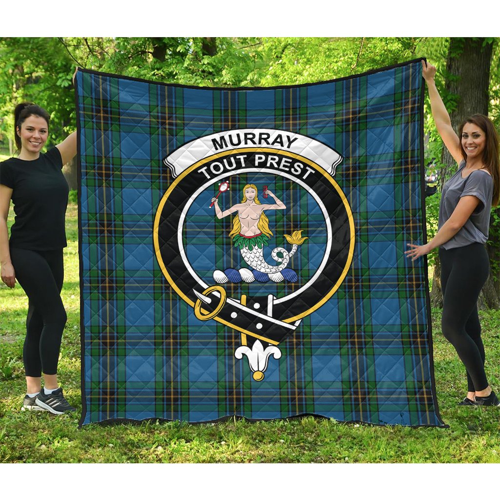 Murray of Elibank Tartan Crest Quilt