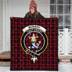 Murray of Ochtertyre Tartan Crest Quilt
