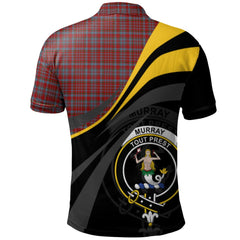 Murray of Polmaise Tartan Polo Shirt - Royal Coat Of Arms Style