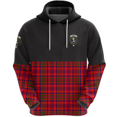 Murray of Tulloch Modern Clan Half Of Tartan Hoodie