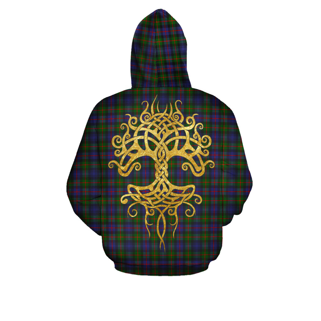Murray of Atholl Modern Tartan Hoodie - Tree Of Life