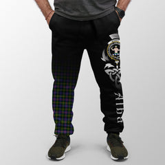 Murray Of Atholl Modern Tartan Crest Jogger Sweatpants - Alba Celtic Style