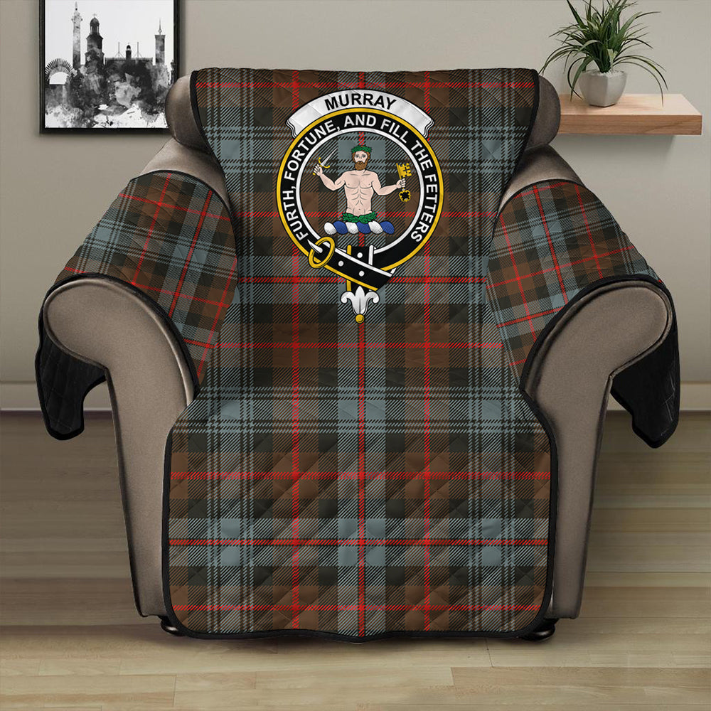 Murray of Atholl Weathered Tartan Crest Sofa Protector