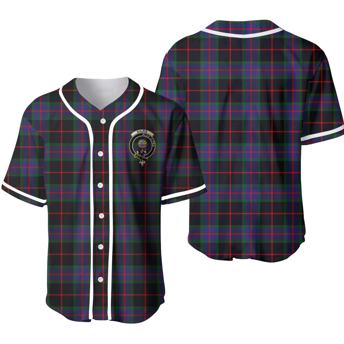 Nairn Tartan Unisex Baseball Jersey