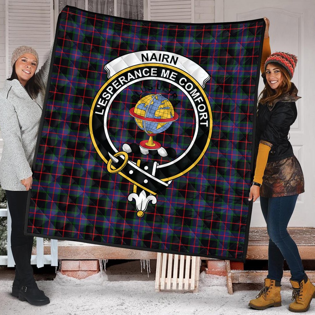 Nairn Tartan Crest Quilt