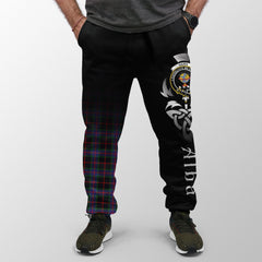 Nairn Tartan Crest Jogger Sweatpants - Alba Celtic Style