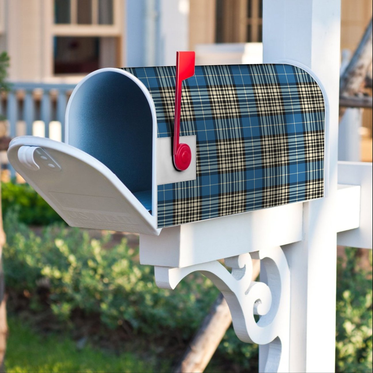 Napier Ancient Tartan Crest Mailbox