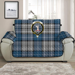 Napier Modern Tartan Crest Sofa Protector