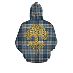 Napier Modern Tartan Hoodie - Tree Of Life