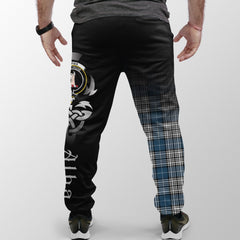 Napier Modern Tartan Crest Jogger Sweatpants - Alba Celtic Style