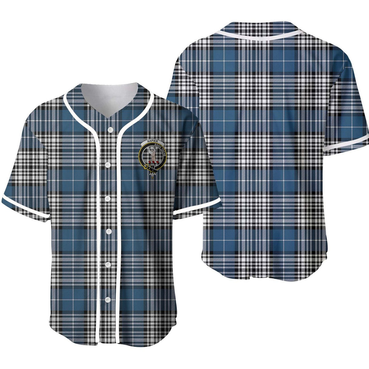 Napier Tartan Unisex Baseball Jersey