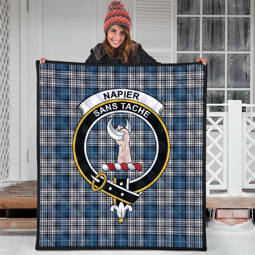 Napier Modern Tartan Crest Quilt