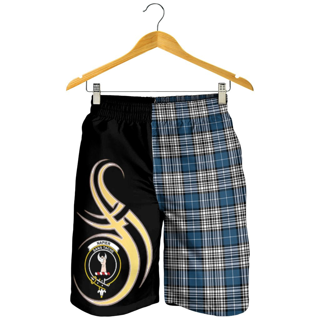 Napier Modern Tartan Crest Men's Short PM8