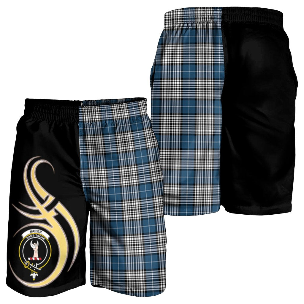 Napier Modern Tartan Crest Men's Short PM8