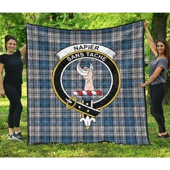 Napier Modern Tartan Crest Quilt