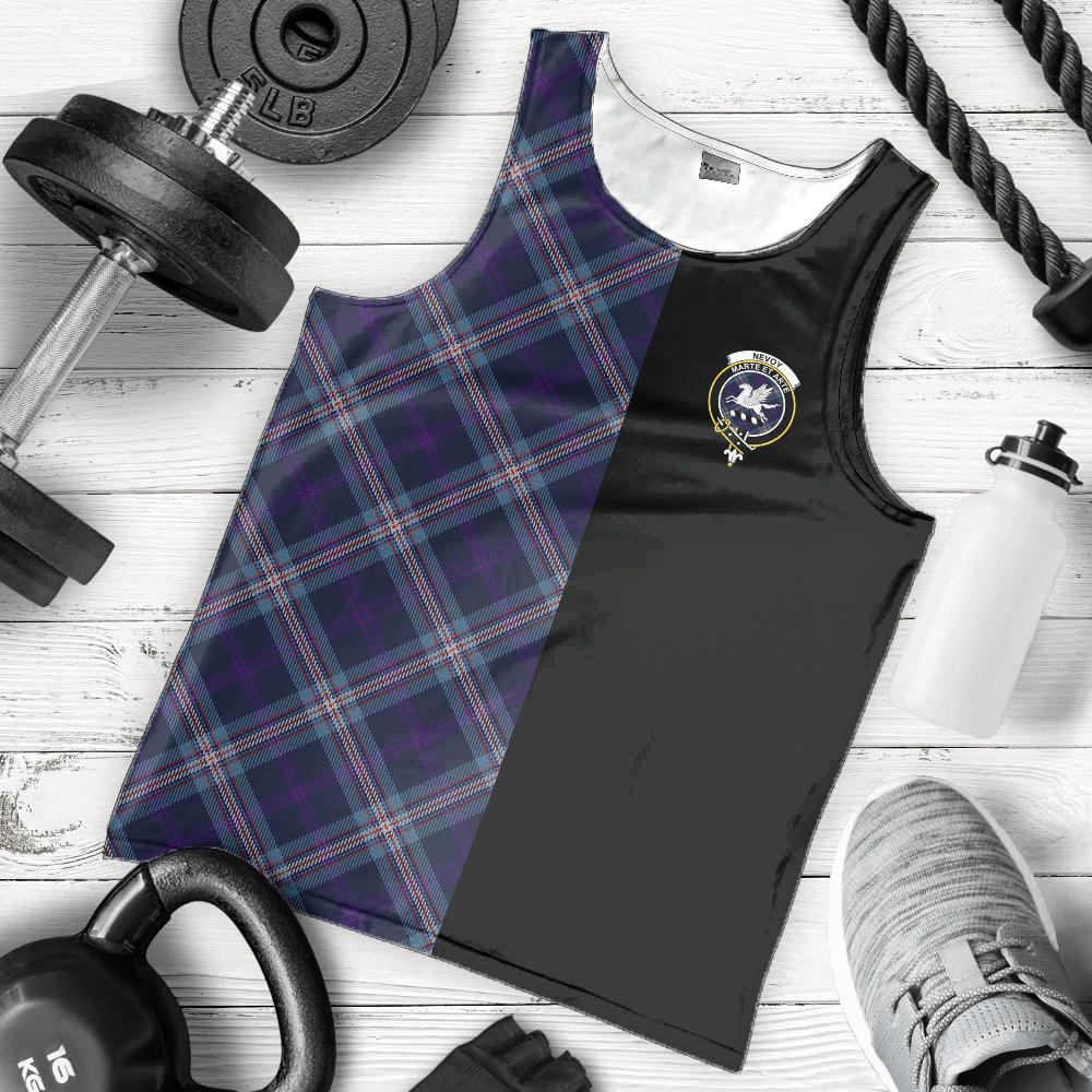 Nevoy Tartan Crest Men's Tank Top - Cross Style