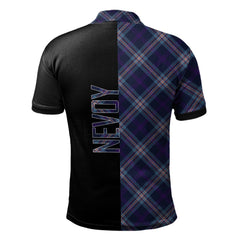 Nevoy Tartan Polo Shirt Half of Me - Cross Style