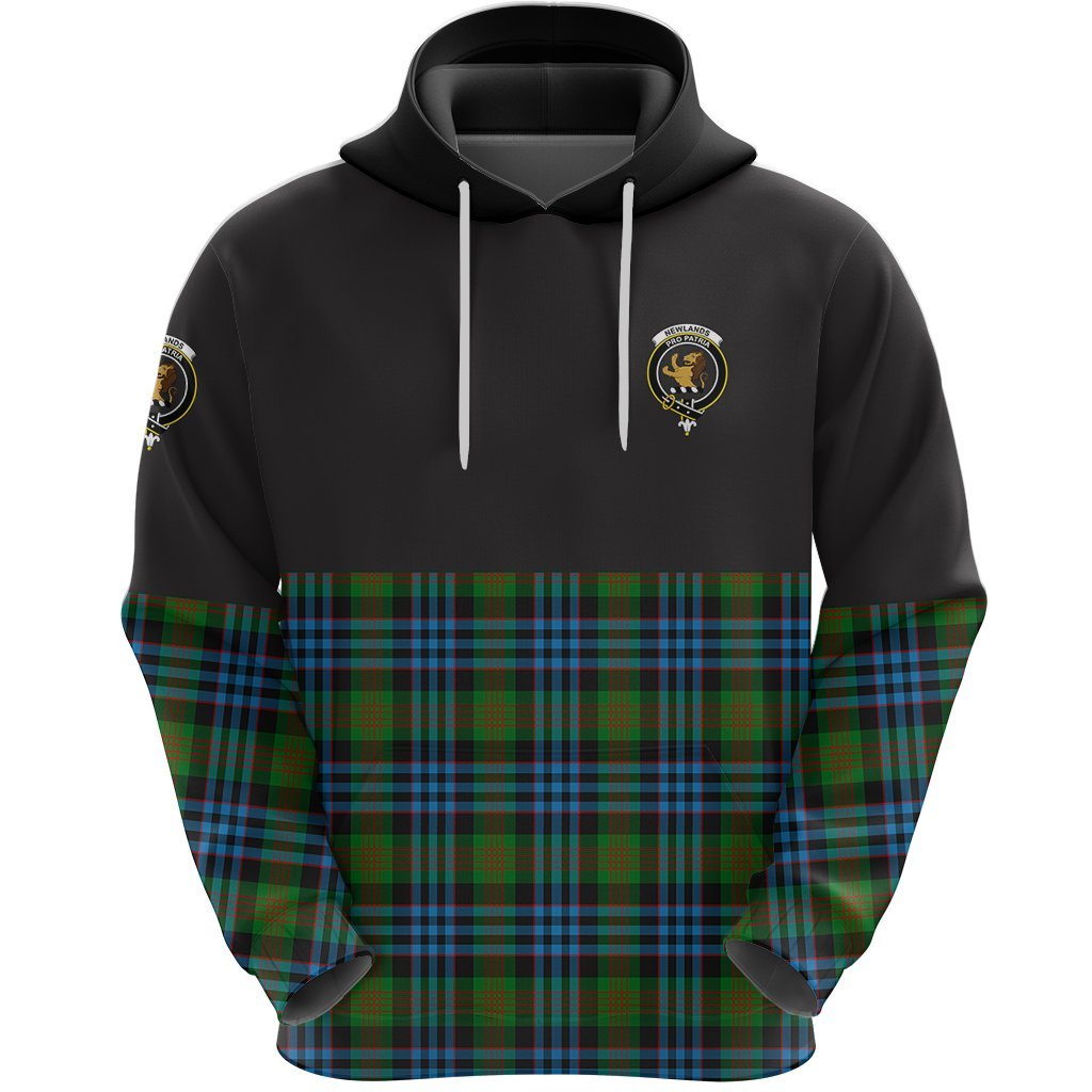 Newlands of Lauriston Clan Half Of Tartan Hoodie