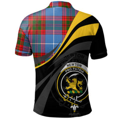 Newton Tartan Polo Shirt - Royal Coat Of Arms Style