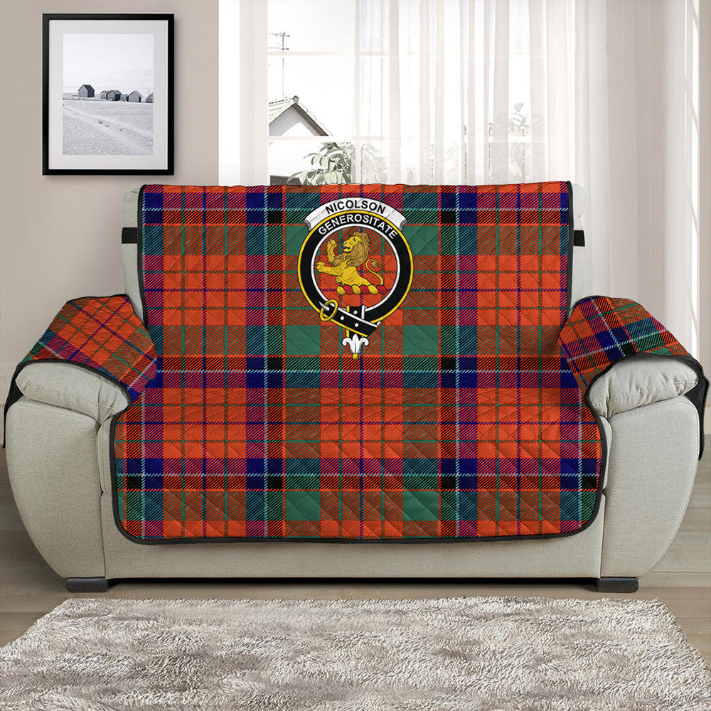 Nicolson Ancient Tartan Crest Sofa Protector