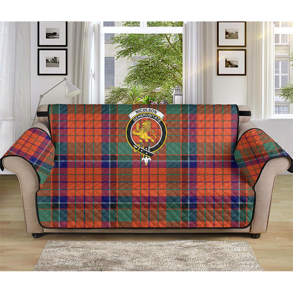 Nicolson Ancient Tartan Crest Sofa Protector