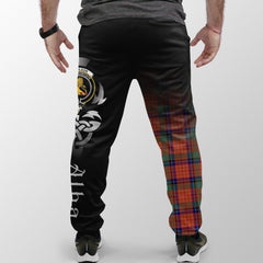 Nicolson Ancient Tartan Crest Jogger Sweatpants - Alba Celtic Style