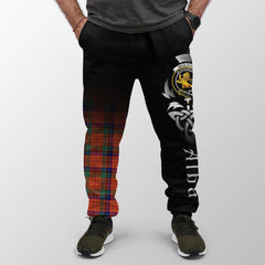 Nicolson Ancient Tartan Crest Jogger Sweatpants - Alba Celtic Style