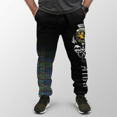 Nicolson Hunting Ancient Tartan Crest Jogger Sweatpants - Alba Celtic Style