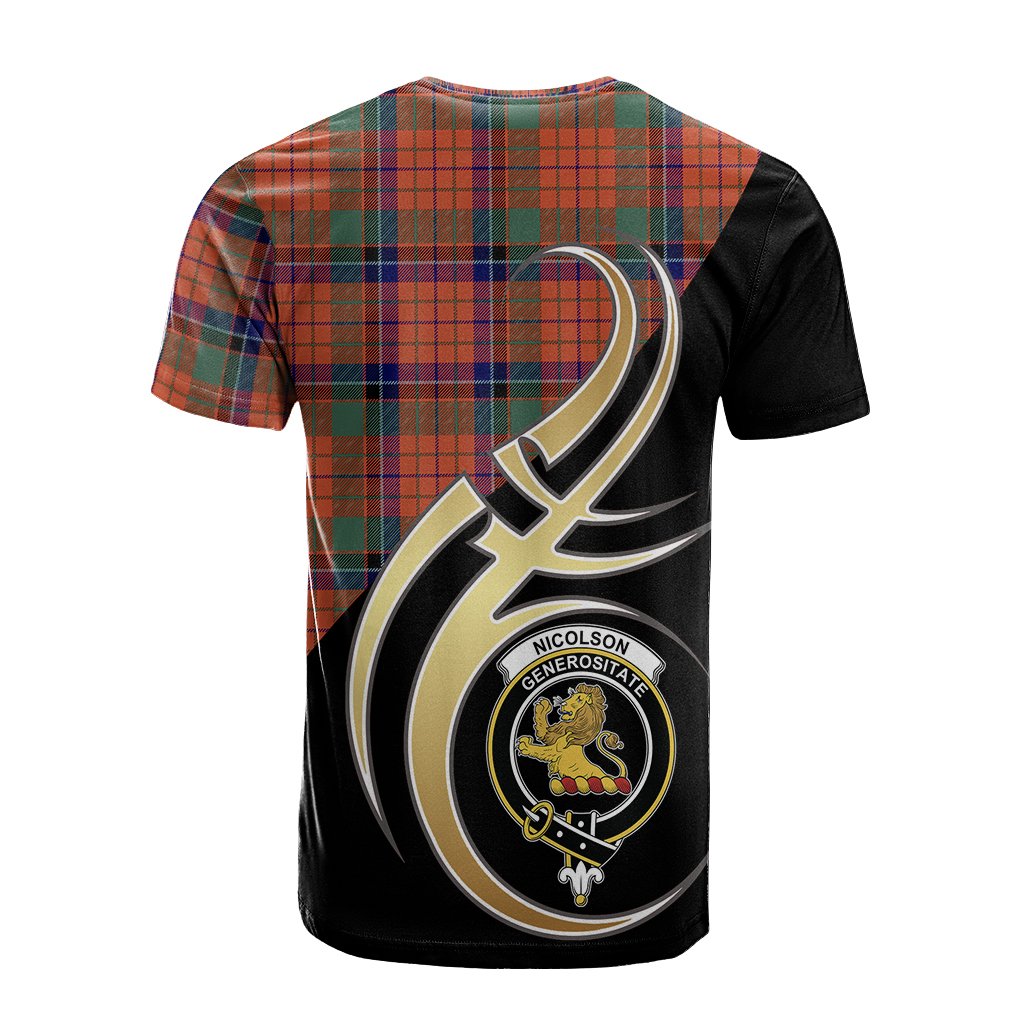 Nicolson Ancient Tartan T-shirt - Believe In Me Style