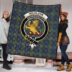 Nicolson Hunting Ancient Tartan Quilt