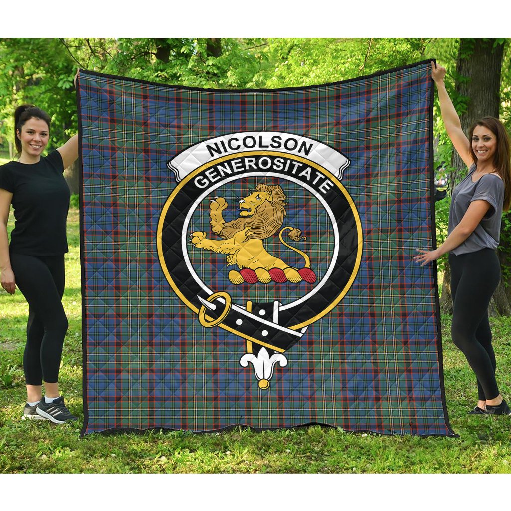 Nicolson Hunting Ancient Tartan Quilt