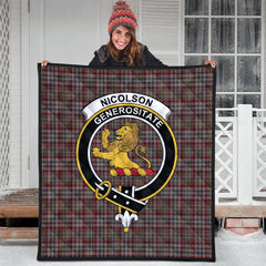 Nicolson Hunting Weathered Tartan Quilt